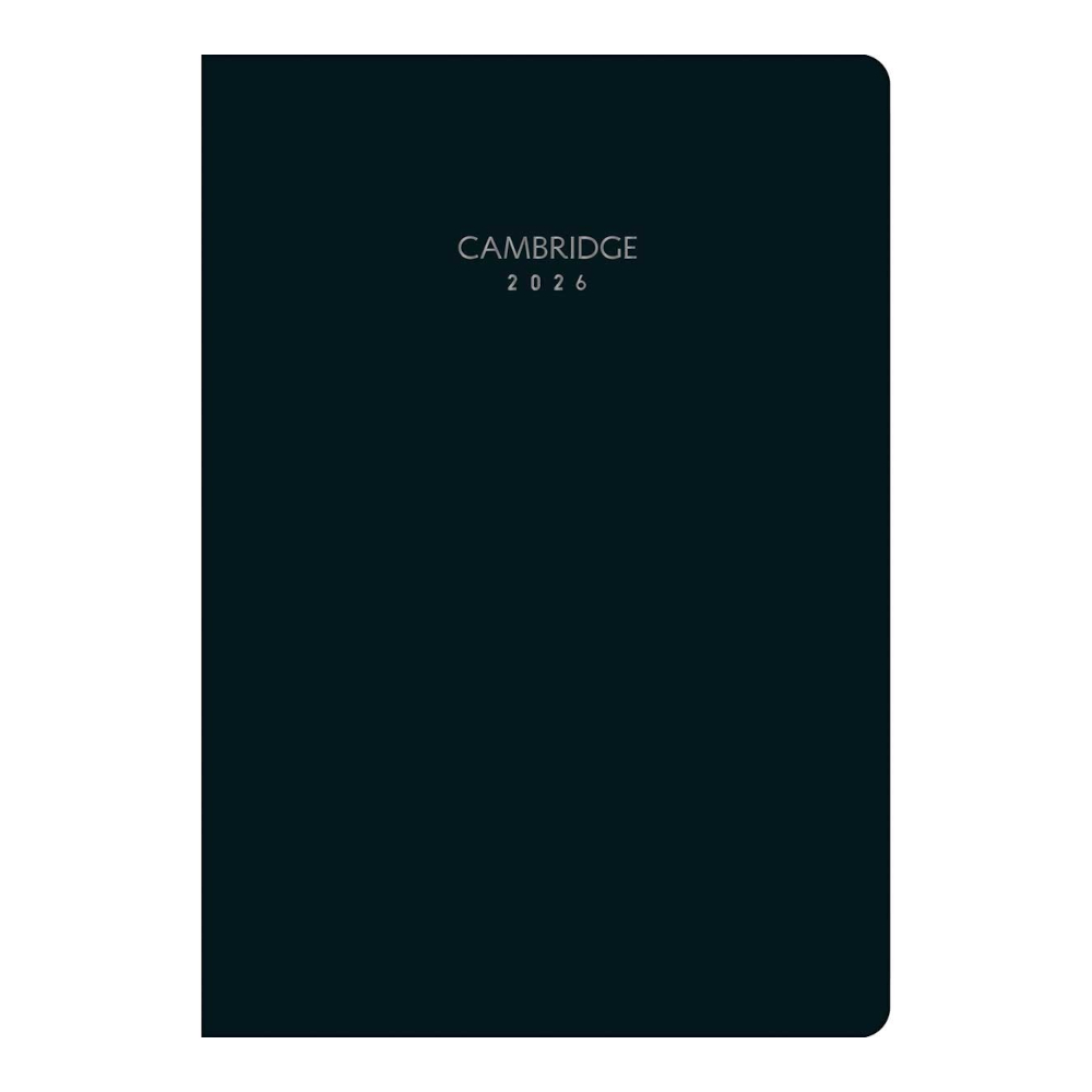 Planner Grampeado M7 Cambridge 2026 - Preta Planner Grampeado M7 Cambridge 2026 - Preta