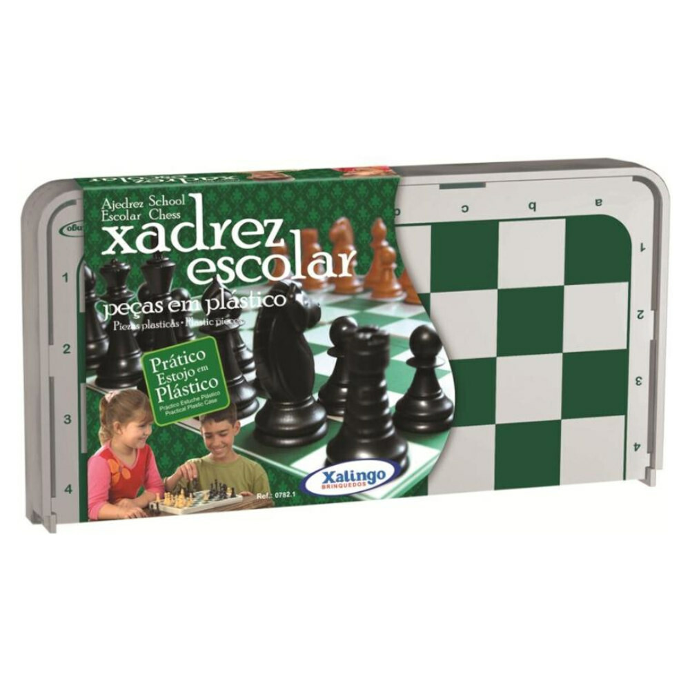 Xadrez Escolar - PeÇas Em Plastico Xadrez Escolar - PeÇas Em Plastico