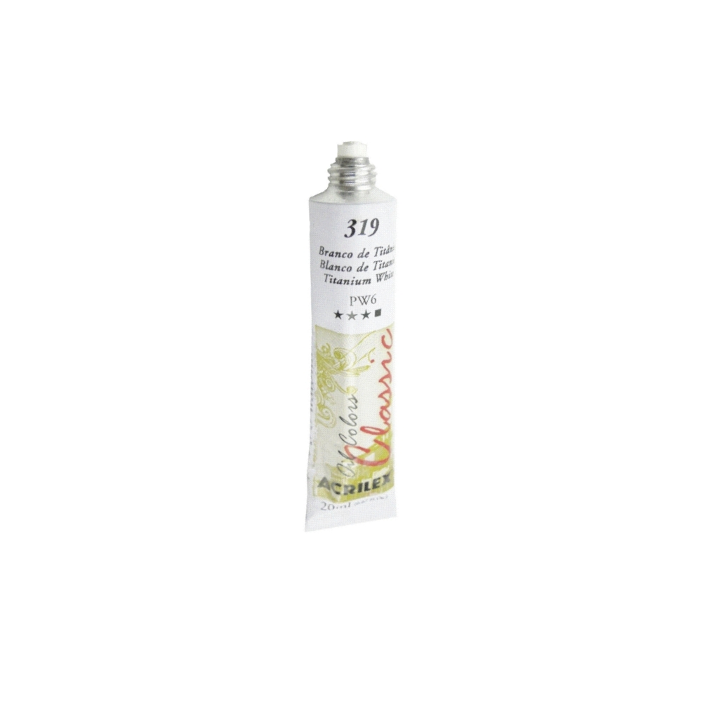 Tinta Óleo 20ml - Branco De Titânio Tinta Óleo 20ml - Branco De Titânio