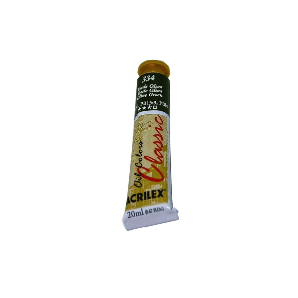 Tinta Óleo 20ml - Verde Oliva Tinta Óleo 20ml - Verde Oliva