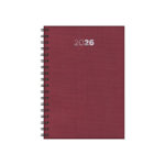 Agenda Espiral Semanal Diamante 2026 - Cores Sortidas