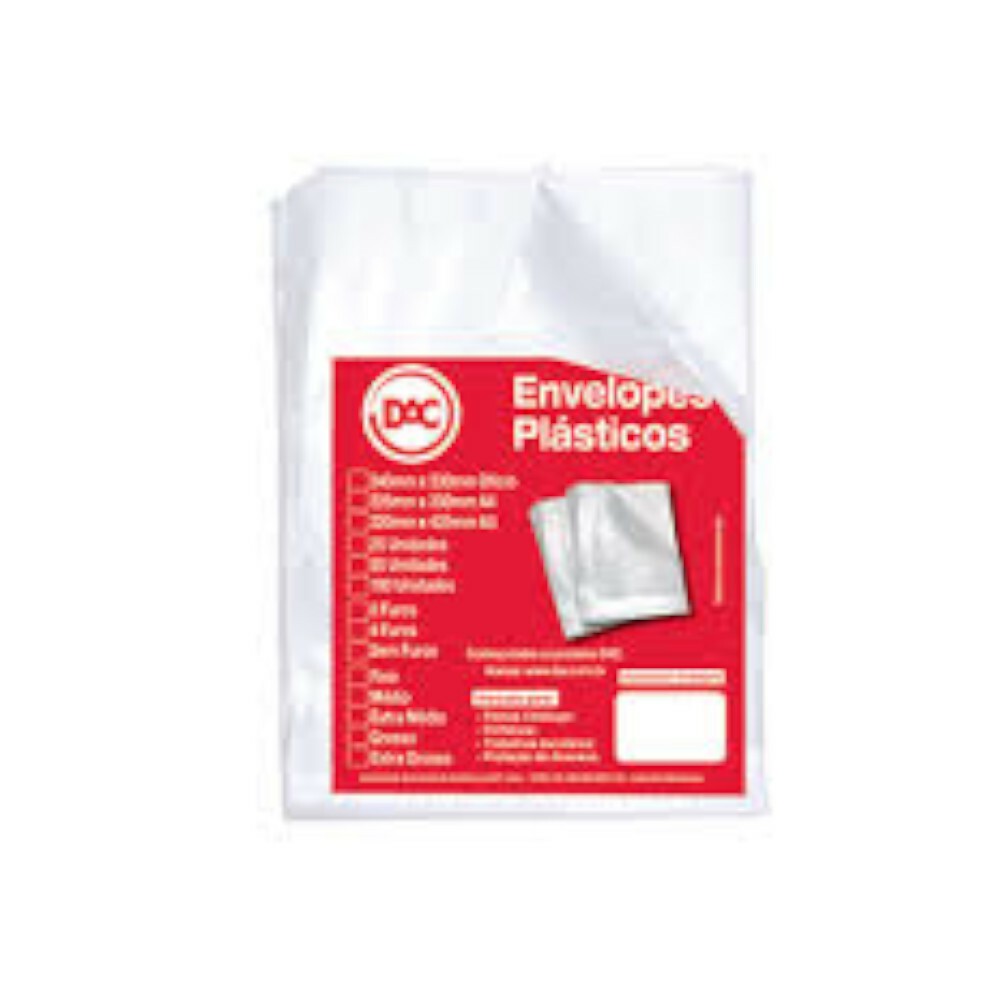 PlÁstico 4 Furos A4 Com 50 Unidades - Transparente PlÁstico 4 Furos A4 Com 50 Unidades - Transparente