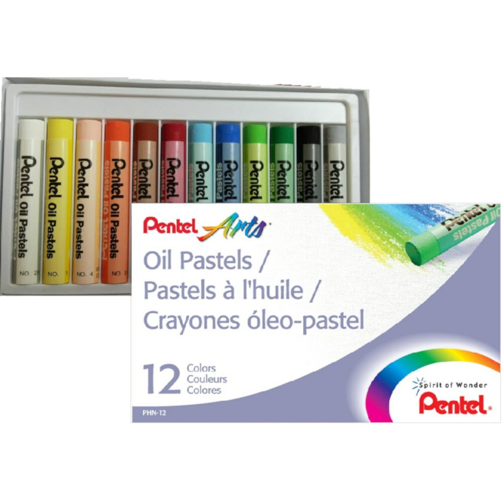 Giz Pastel Oleoso Com 12 Cores Giz Pastel Oleoso Com 12 Cores