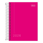 Agenda Espiral M4 Pepper 2026 - Rosa