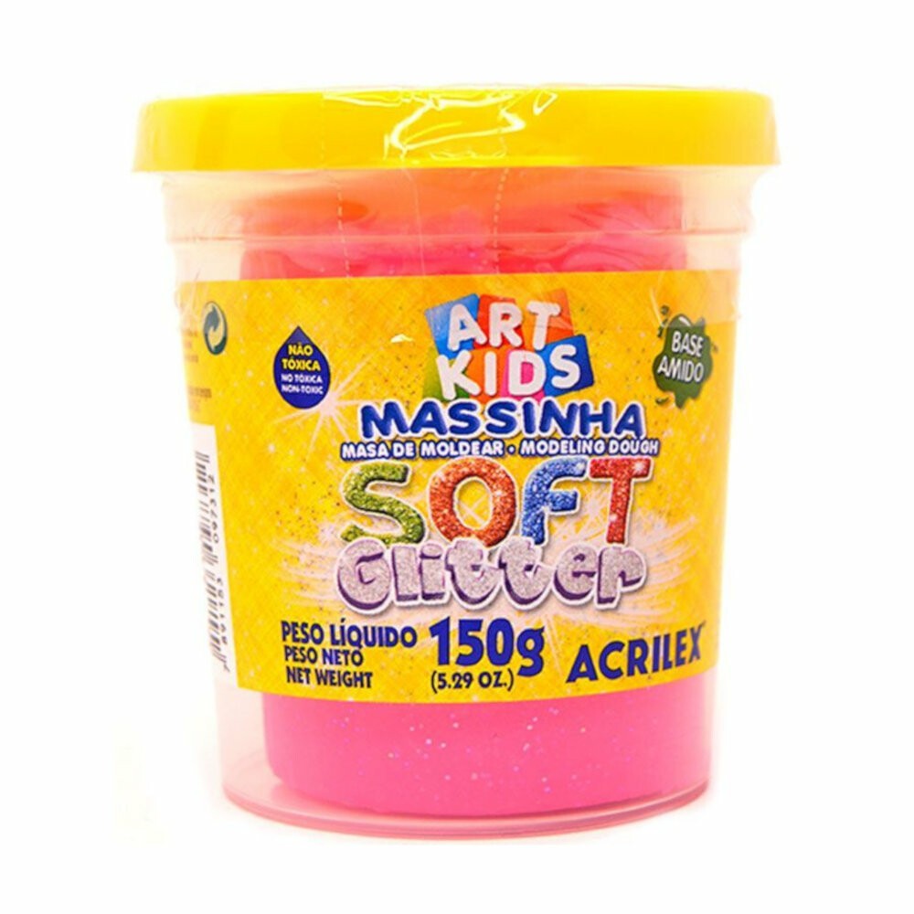 Massa De Modelar Soft Glitter 150g - Maravilha Massa De Modelar Soft Glitter 150g - Maravilha
