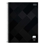 Caderno Espiral Universitário Grande Capa Dura 80 Folhas Quadriculado 7x7mm - Cores Sortidas