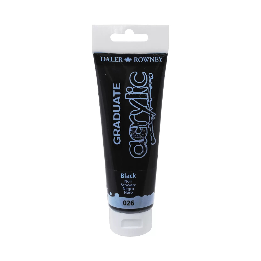 Tinta Graduate Acrílica 120ml - Preta Tinta Graduate Acrílica 120ml - Preta