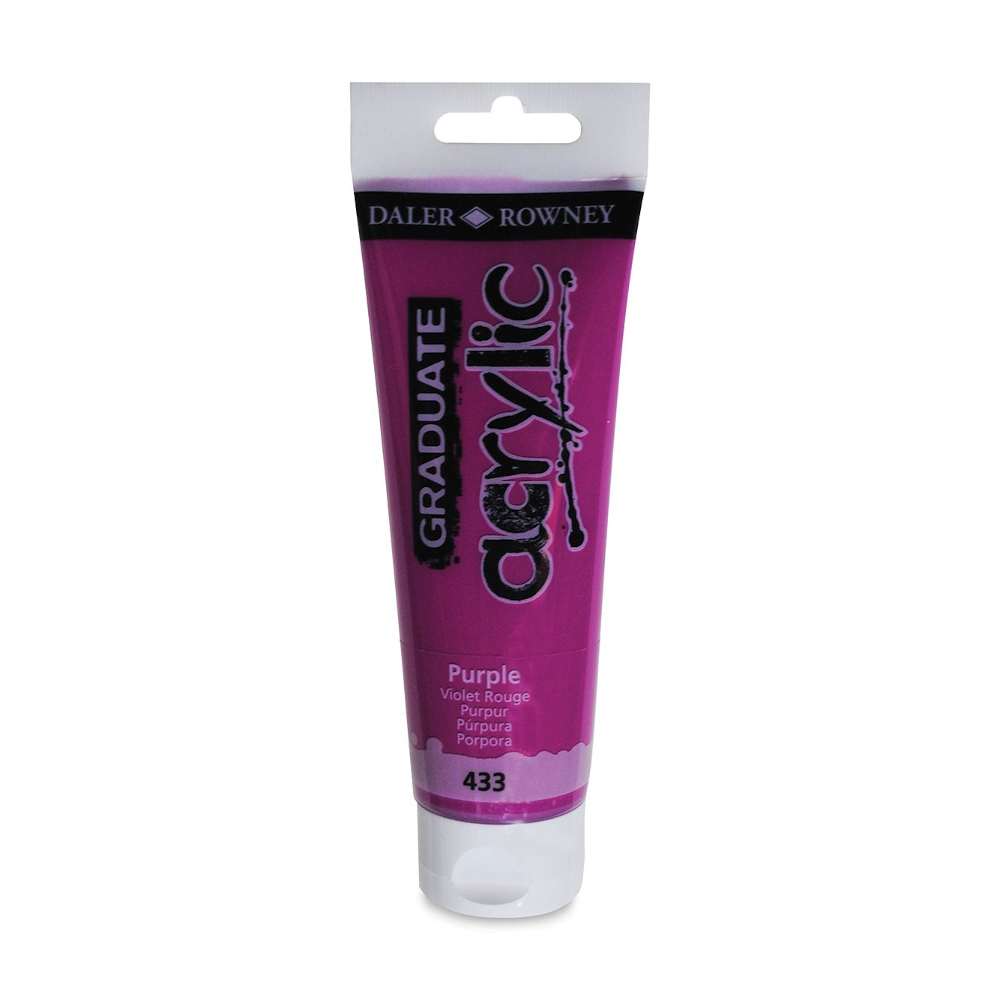 Tinta Graduate Acrílica 120ml - Púrpura Tinta Graduate Acrílica 120ml - Púrpura