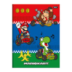 Caderno Brochura Costurado Sem Mola Universitário Grande Capa Dura 80 Folhas Super Mario - Estampas