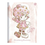 Caderno Brochura Costurado Sem Mola Colegial Médio Capa Dura 160 Folhas Moranguinho - Estampas Sorti Caderno Brochura Costurado Sem Mola Colegial Médio Capa Dura 160 Folhas Moranguinho - Estampas Sorti