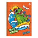 Caderno Brochura Costurado Sem Mola Universitário Grande Capa Dura 48 Folhas Saurus - Estampas Sorti Caderno Brochura Costurado Sem Mola Universitário Grande Capa Dura 48 Folhas Saurus - Estampas Sorti