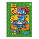 Caderno Brochura Costurado Sem Mola Universitário Grande Capa Dura 48 Folhas Saurus - Estampas Sorti Caderno Brochura Costurado Sem Mola Universitário Grande Capa Dura 48 Folhas Saurus - Estampas Sorti