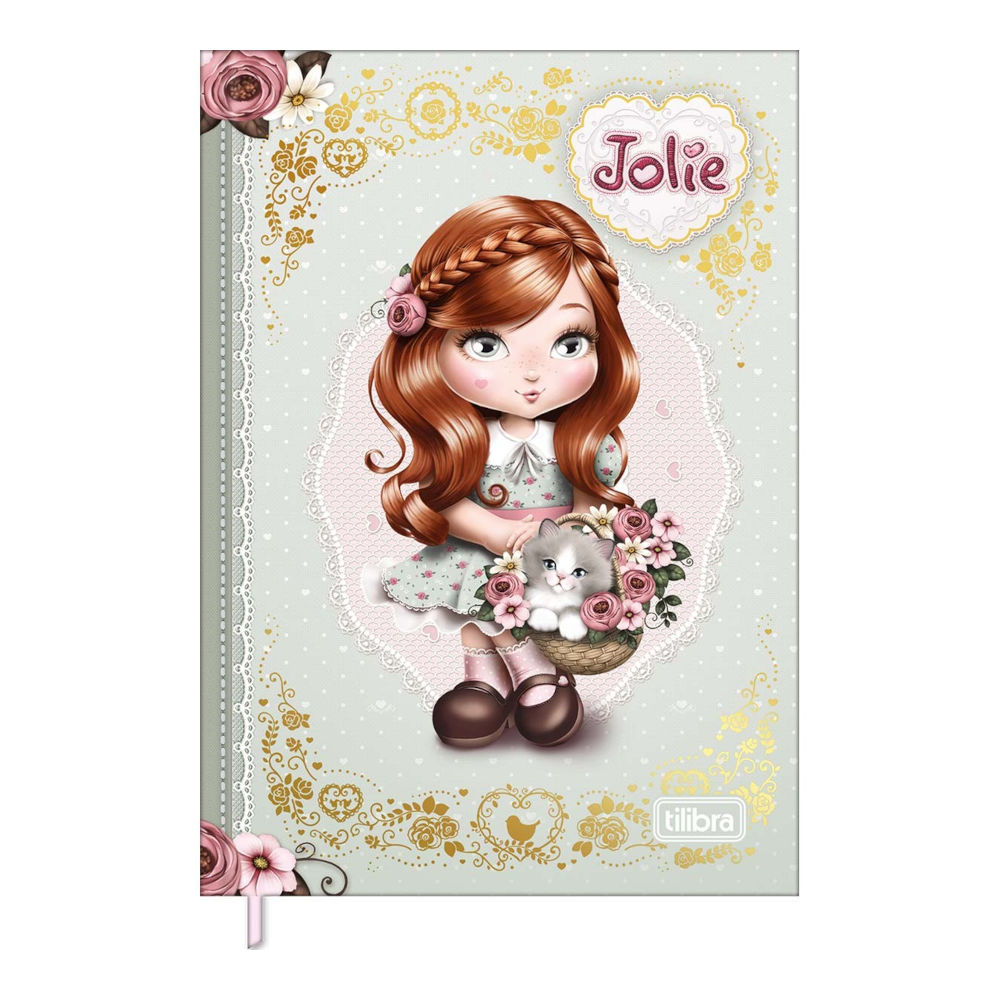 Caderneta Costurada Capa Dura Com Pauta 96 Folhas Petit Jolie - Estampas Sortidas Caderneta Costurada Capa Dura Com Pauta 96 Folhas Petit Jolie - Estampas Sortidas