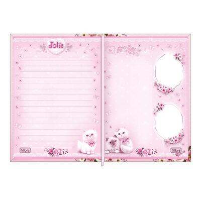 Caderneta Costurada Capa Dura Com Pauta 96 Folhas Petit Jolie – Estampas Sortidas