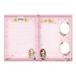 Caderno Brochura Costurado Sem Mola Colegial Médio Capa Dura 160 Folhas Jolie - Estampas Sortidas Caderno Brochura Costurado Sem Mola Colegial Médio Capa Dura 160 Folhas Jolie - Estampas Sortidas