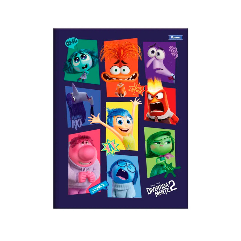 Caderno Brochura Costurado Sem Mola Universitário Grande Capa Dura 80 Folhas Divertidamente 2 - Esta Caderno Brochura Costurado Sem Mola Universitário Grande Capa Dura 80 Folhas Divertidamente 2 - Esta