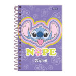 Caderneta Espiral Capa Dura 96 Folhas Stitch - Estampas Sortidas Caderneta Espiral Capa Dura 96 Folhas Stitch - Estampas Sortidas