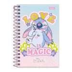 Caderneta Espiral Capa Dura 96 Folhas Stitch - Estampas Sortidas Caderneta Espiral Capa Dura 96 Folhas Stitch - Estampas Sortidas