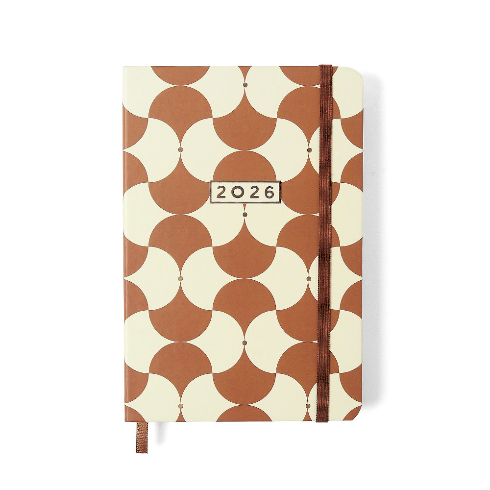 Agenda Planner Diária 2026 - Bossa Nova - Boêmia Caramelo Agenda Planner Diária 2026 - Bossa Nova - Boêmia Caramelo