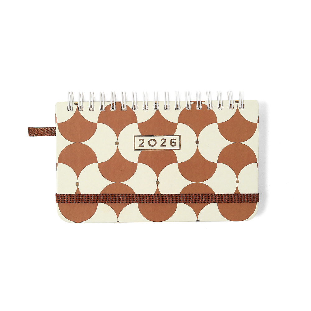 Agenda Planner Espiral Wire-O Semanal 2026 - Bossa Nova - Boêmia Caramelo Agenda Planner Espiral Wire-O Semanal 2026 - Bossa Nova - Boêmia Caramelo