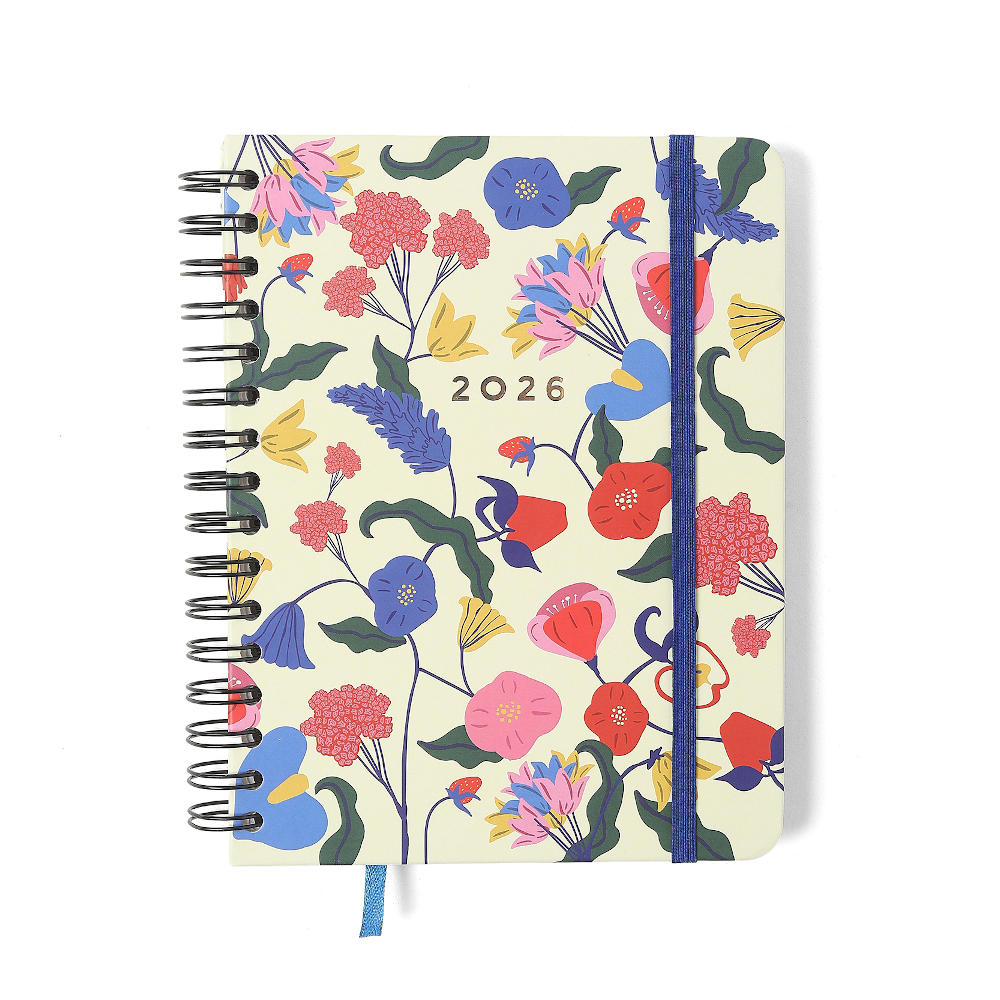 Agenda Planner Semanal 2026 - Doce Florada - Off White Agenda Planner Semanal 2026 - Doce Florada - Off White