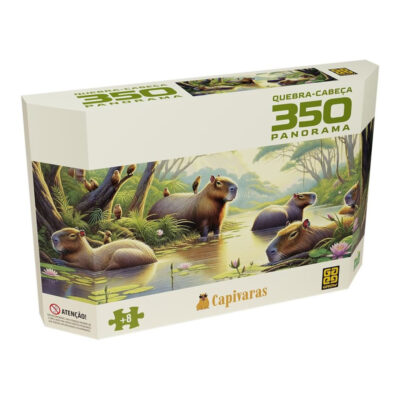 Quebra-Cabeça Panorama Com 350 Peças - Capiravara