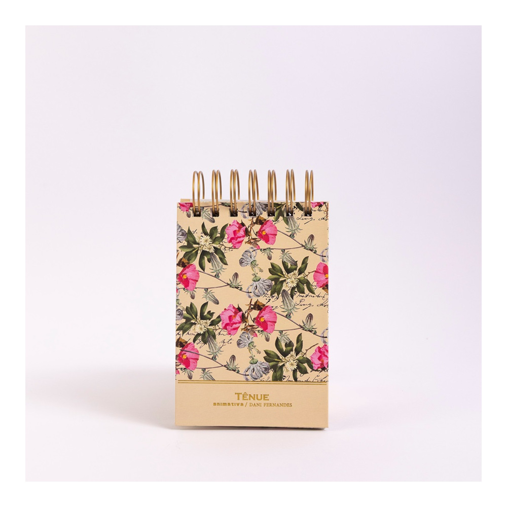 Caderneta Espiral Vertical Capa Dura 1/8 144 Folhas Perfumada - Tênue Caderneta Espiral Vertical Capa Dura 1/8 144 Folhas Perfumada - Tênue