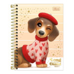 Caderneta Espiral Capa Dura 80 Folhas Brownie - Estampas Sortidas