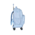 Mochila Com Rodinhas - Azul Claro