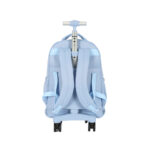 Mochila Com Rodinhas - Azul Claro