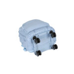 Mochila Com Rodinhas - Azul Claro