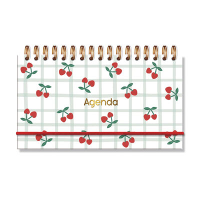 Agenda Espiral Mini 2026 - Cereja