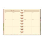 Planner Espiral Diário - Floral Kraft