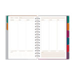 Planner Espiral Permanente - Floral Kraft