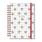 Planner Espiral Permanente - Cereja