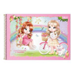 Caderno Desenho E Cartografia Espiral 80 Folhas Jolie - Estampas Sortidas Caderno Desenho E Cartografia Espiral 80 Folhas Jolie - Estampas Sortidas