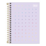 Caderneta Espiral Capa Dura 80 Folhas Happy - Estampas Diversas