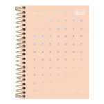 Caderneta Espiral Capa Dura 80 Folhas Happy - Estampas Diversas