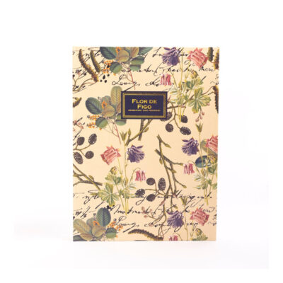 Caderno Brochura Costurado Sem Mola Grande Capa Dura 200 Folhas Perfumado - Flor De Figo Caderno Brochura Costurado Sem Mola Grande Capa Dura 200 Folhas Perfumado - Flor De Figo