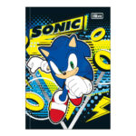 Caderno 1/4 Pequeno Brochura Costurado Sem Mola Capa Dura 80 Folhas Sonic - Estampas Sortidas Caderno 1/4 Pequeno Brochura Costurado Sem Mola Capa Dura 80 Folhas Sonic - Estampas Sortidas