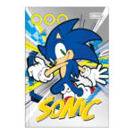 Caderno 1/4 Pequeno Brochura Costurado Sem Mola Capa Dura 80 Folhas Sonic - Estampas Sortidas Caderno 1/4 Pequeno Brochura Costurado Sem Mola Capa Dura 80 Folhas Sonic - Estampas Sortidas