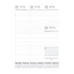 Agenda Costurada Senior Weekly 2026 - Preta