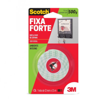 Fita Dupla Face Com Espuma 12x1,5m