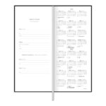 Agenda Costurada M8 Comercial 2026 - Preta