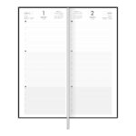 Agenda Costurada M8 Comercial 2026 - Preta