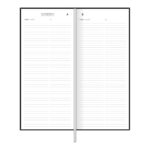 Agenda Costurada M8 Comercial 2026 - Preta