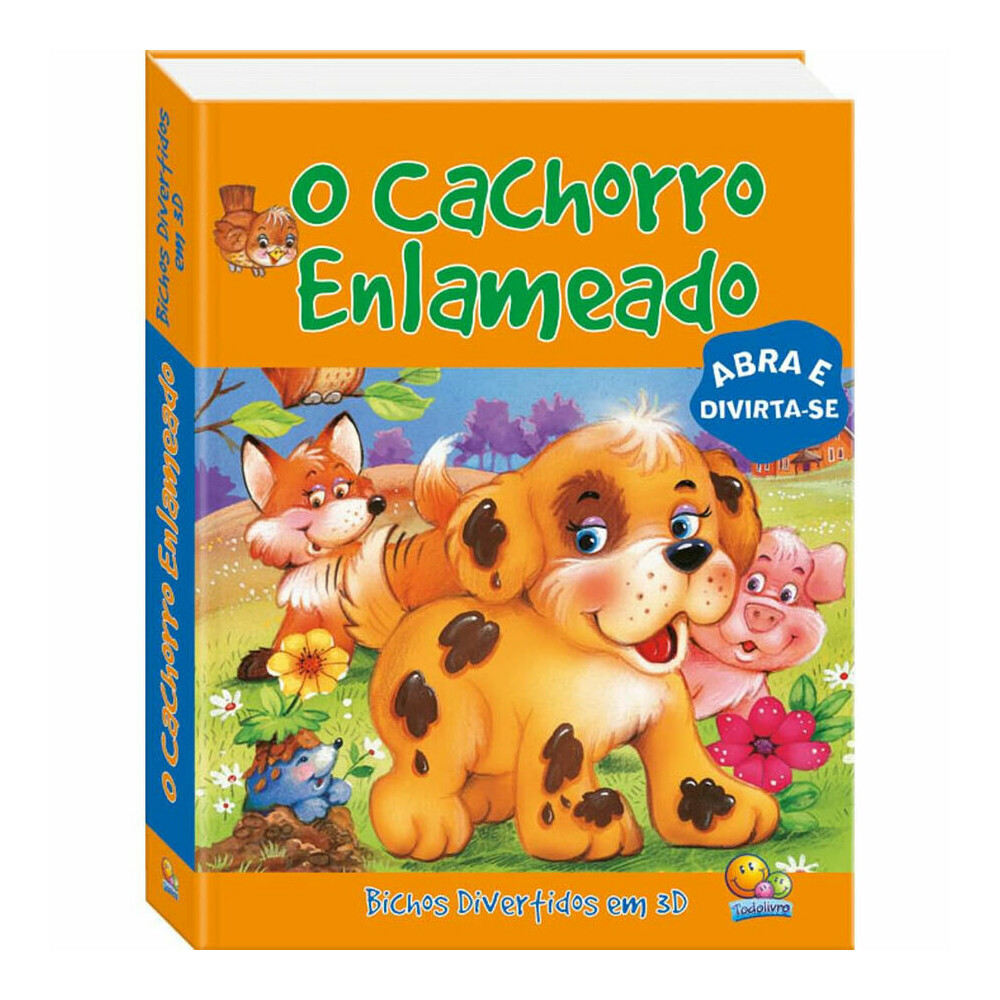 Bichos Divertidos Em 3d - Cachorro Enlameado Bichos Divertidos Em 3d - Cachorro Enlameado