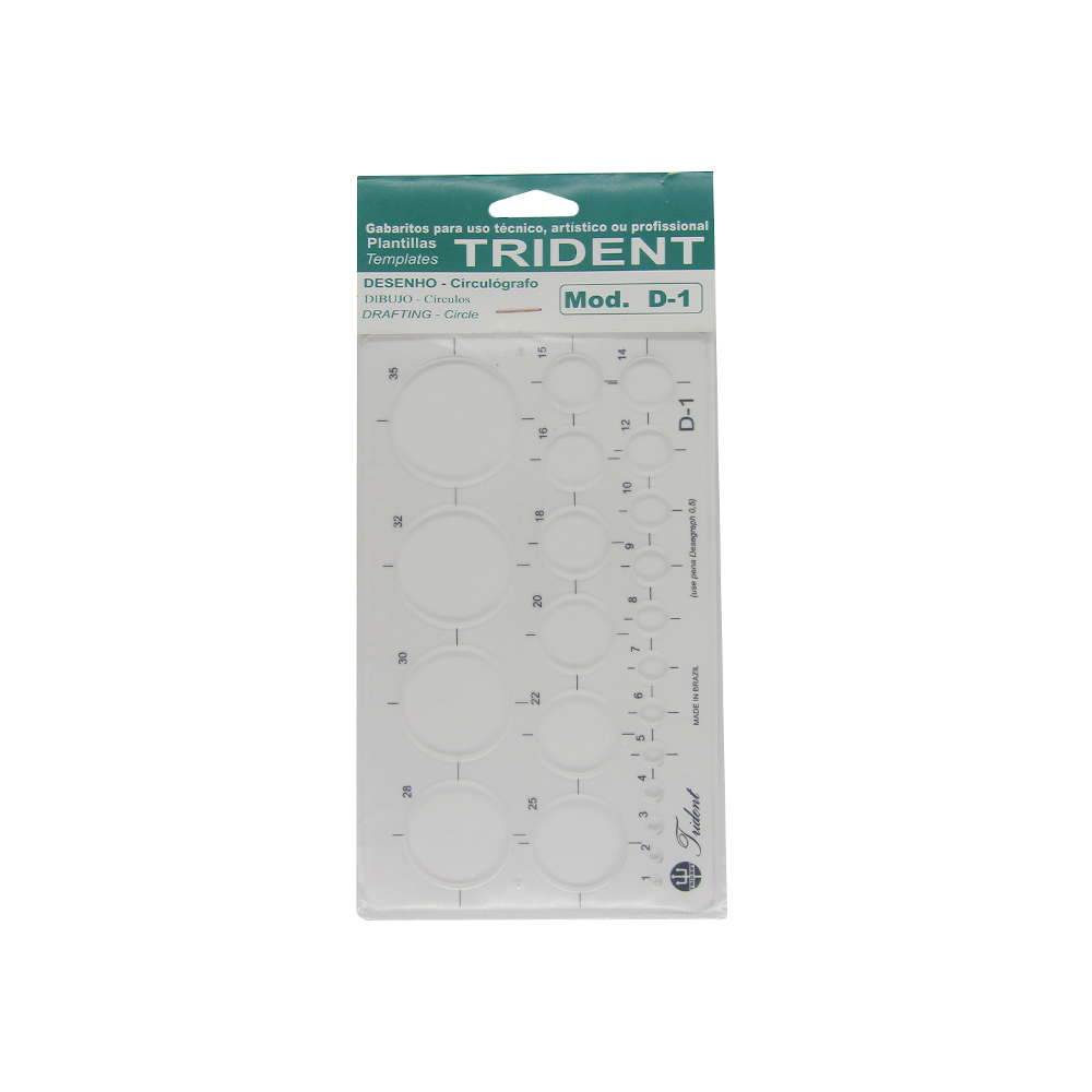Gabarito Circulógrafo D-1 Gabarito Circulógrafo D-1