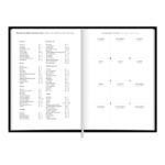 Agenda Costurada M5 Napoli 2026 - Preta Agenda Costurada M5 Napoli 2026 - Preta