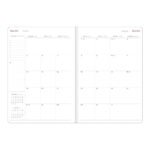 Planner Grampeado M7 Cambridge 2026 - Preta